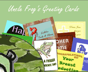 Uncle Frog's Greeting Cards