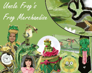 Uncle Frog's Frog Themed Merchandise